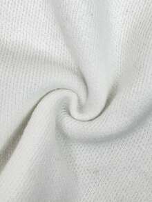Firerie Suéter de manga larga con cuello en V profundo con flores, botones metálicos y cierre delantero para mujer, tejido de punto para uso diario y trayecto, nueva llegada para primavera, otoño e invierno - Blanco - Ver 9