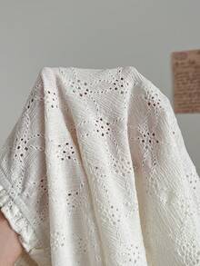 Attitoon 女士蕾丝优雅简约舒适开衫，胸部褶皱设计，露脐吊带背心，适合海滩、派对、婚礼、生日、度假、Y2K风格、时尚、户外等场合。 - 白色 - 查看 9