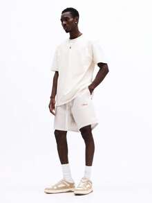 SUMWON Bermuda-Shorts mit entspanntem Kordelzug-Bund, knielang, lässiger Sommer-Freizeitlook - Aprikosenfarben - Übersicht 4