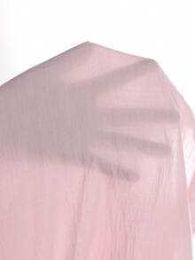 Veilorie Women's Spring Casual Daily Commute Simple Solid V-Neck Shirt And Wide Leg Pants 2 Pieces Set - Pink - View 8