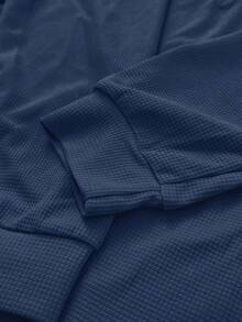 EMERY ROSE T-shirt à manches longues imprimé bleu marine grande taille pour femmes - Multicolore - Voir 4