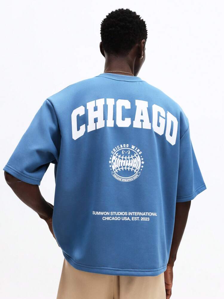Chicago Wing Logo Oversized Tee