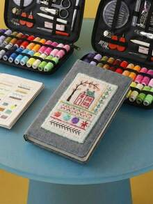 Joivida Stitch Book,Embroidery Books Of Stitch,DIY,Stitch By Stitch Book,Embroidery Sewing Books For Beginners And Enthusiast,Unique Handmade Gift