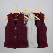 Set Of 3 Vests With Metal Buttons |E - 3 - View 1