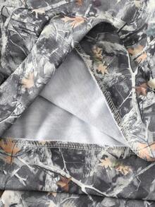 SHEIN Streecool Kids 2pcs/Set Young BoyCasual Camouflage All-Over Print Hoodie Sweatshirt & Elastic Waist Pants, Suitable For Autumn/Winter Casual Occasions, Fits 4-7Y Real Tree Boy Clothes Toddler Boy Camo Camo Set Kids Boys Camo Outfit Kids Cargo Outfit Young 6 Camo - Multicolor - View 9