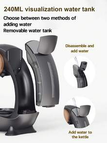 Teckwe 1 Piece Mini Compact Semi Automatic American Coffee Maker Small One Touch Operation Multicolor Optional US EU Plug Available Fast Brewing Rich Flavor Durable Lightweight Space Saving Easy To Clean Sleek Design Home Office Desktop Coffee Machine Gift For Christmas Holiday Coffee Lovers Professionals Daily Use Morning Brew Camping Travel Coffee Making Essentials Household Espresso Maker Tool - US standard - View 3