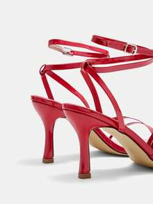 CUCCOO CURVES Sandal nhiều quai dáng rộng, thanh lịch, gợi cảm, cỡ lớn, phù hợp cho hoạt động ngoài trời mùa hè và mặc hàng ngày. - Màu Hoa hồng đỏ - Xem 9