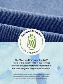 EMERY ROSE Plus Size Solid Color Slit Waist Belt Loop Casual Summer Denim Mini Skirt Jean Skirt Long Skirts For Women Split Thigh Long Denim Skirt Midi Denim Skirt Denim Skirt With Slit - Blue - View 5