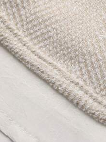 DAZY Frühlings-/Sommer-Lässig Volant Patchwork Langarm Bluse für Frauen, elegant für Büro, Hochzeit, Valentinstag - Aprikosenfarben - Übersicht 7