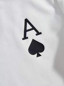 4件套儿童/青少年男童休闲百搭印花图案混纺厚薄罗纹圆领短袖T恤和运动裤针织套装，男童服装，运动裤，男童夏季服装，套装，校服上衣，返校服装，黑色图案T恤，秋季裤装 - 彩色 - 查看 10