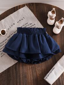 Elladie kids Young Girl' Cute Layered Ruffle Skort, Spring/Summer