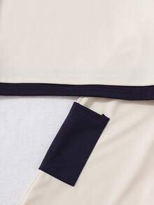 Casuvi Kids 2pcs/Set Casual Sports American College Style Teenager Boys' Outfit, Includes: Loose Fit Drop Shoulder Polo Shirt With Peace Earth Graphic, And Cargo Shorts With Graphic Pocket, Suitable For Sports, Weekends, Campus Life Boys 2 Piece Set Tween Boy Clothes Short Set Boys Casual Contrast Short Set