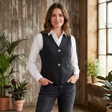 Set de 3 Chaleco con Botones Metálicos | Estilo Casual Elegante - 28 - Ver 2