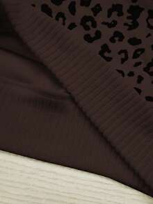 Resyla Women's Spring/Summer New Arrival Bestselling Leopard Print Pattern Hooded Long Sleeve Sweater - Multicolor - View 3