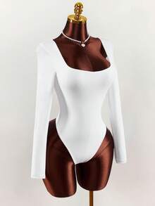 Amplova Women's Multi-Collar Versatile Inner Shirt, Sexy & Layering Piece For Autumn/Winter Bodysuits For Women Long Sleeve - Multicolor - View 15
