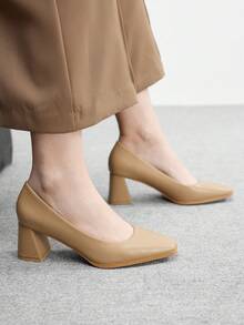 CUCCOO BIZCHIC Giày cao gót nữ - Màu be - Xem 5