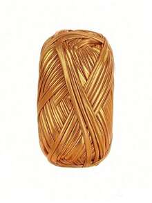 100g/300g New Metallic Fabric Strips, Glittery Thick Knitted Faux Leather Handmade DIY Bags, Silvery Thread, Crochet Bags, Hooked Mats, Craft Yarn - Multicolor-1pcs - View 16