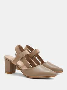 CUCCOO CURVES Women's Pointed Toe Criss-Cross Design Fashionable High Heels, Versatile For Daily Wear Valentine's Day