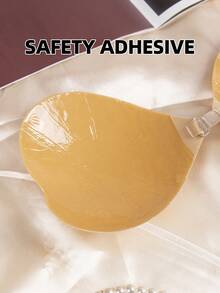 Peach Silicone + Peach Cloth Nipple Covers, Suitable For Everyday Wear - Apricot - View 3