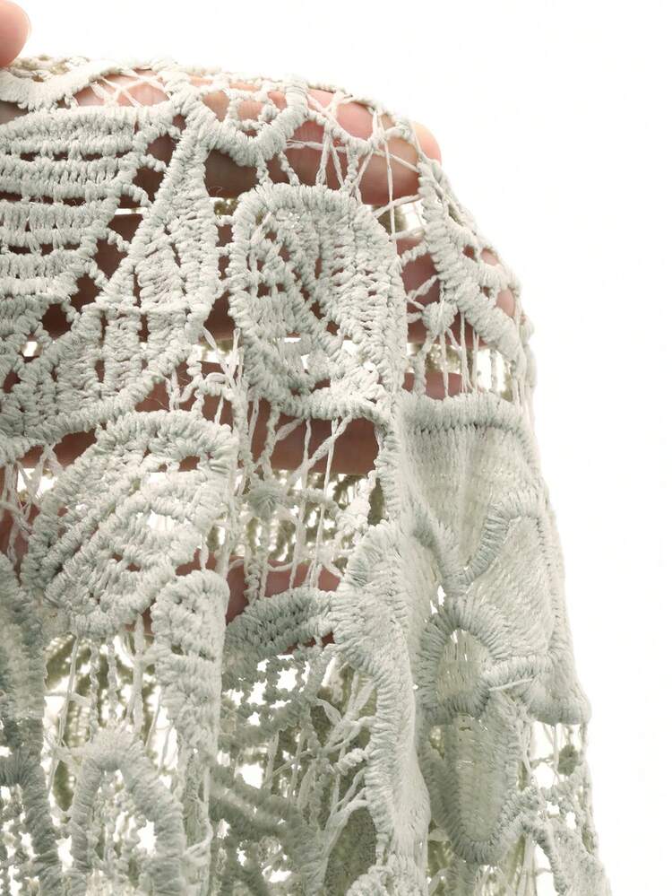 Women's Elegant Square Collar Puff Sleeve Blouse & Lace Patchwork Skirt 2 Pieces Set, Summer,Wedding Guest Dress Women