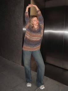 Turnttoni 女士秋季休闲简约毛衣，适合日常穿着 - 彩色 - 查看 4