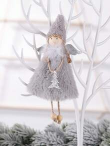 1 Pc Exquisite Handmade Angel Decorative Hanging In Pink Gray White For Home Wall Car Mirror Decor Wedding Gift Birthday Celebration Holiday Festival Hanging Decoration Craft Souvenir - one size fits all - View 6