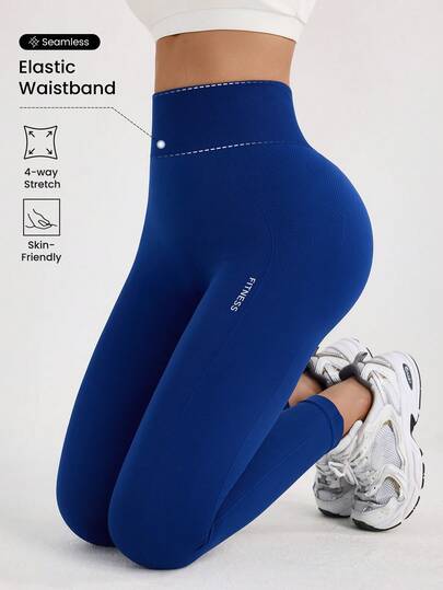 Seamluxe SHEIN Sport Women's Casual High Waist Slimming Shaping Leggings