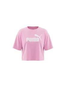 Puma Essentials No. 1 Logo Girls T-Shirt Pink - Pink - View 1