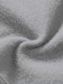 Manfinity Campus Court Men's Letter Graphic Quarter Zip Thermal Lined Sweatshirt, Fall/Winter, Long Sleeve Top - Multicolor - View 4