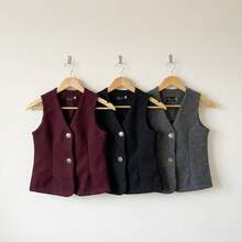 Set de 3 Chaleco con Botones Metálicos | Estilo Casual Elegante - 14 - Ver 1
