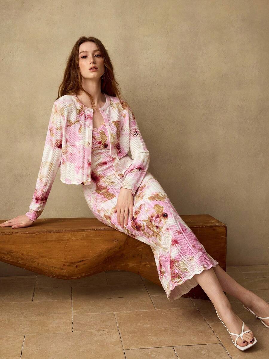 MOTF PREMIUM ÁO KHOÁC LEN DỆT HỌA TIẾT XUÂN/HÈ - Nhiều màu - Xem 1