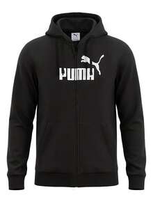 Puma Essentials No. 1 Women Full Zip Hoodie Black - Black - View 1