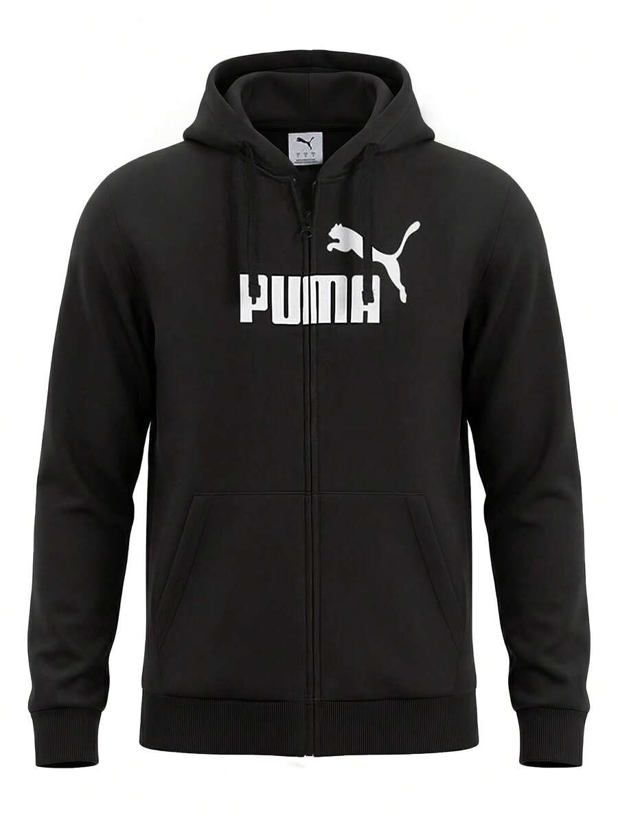 Puma Essentials No. 1 Women Full Zip Hoodie Black - Black - View 1
