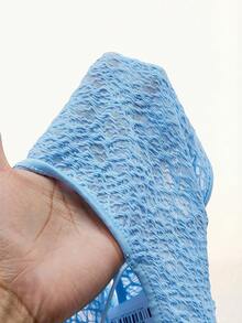 Amplova Rhinestone Glitter Backless Sexy Bodysuit For Party - Blue - View 8