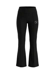 Puma Class Women High-Waist Flared Leggings Black - PUMA黑色 - 查看 1