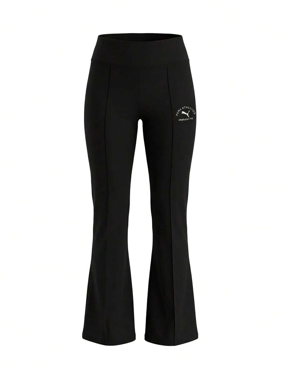 Puma Class Women High-Waist Flared Leggings Black - PUMA黑色 - 查看 1