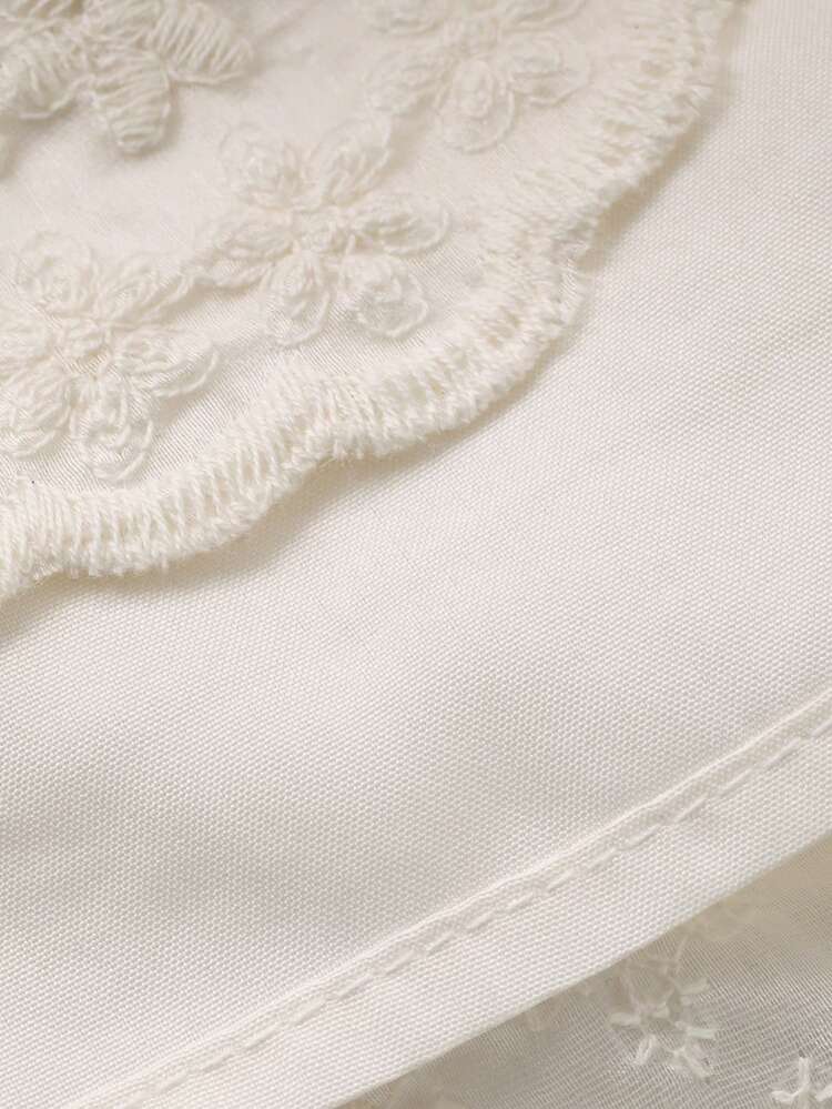 French Lace Elegant High-End Cinched Waist Long Dress For Women Sundress