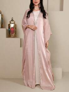 Al Najma Women's Vintage Loose Elegant Long Arabic Abaya