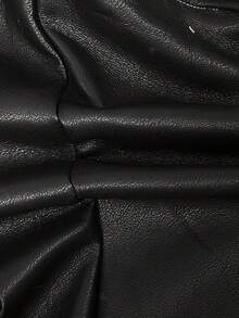 Firerie Plus Size Autumn/Winter Fashion Corduroy Composite Thermal Lining Black & White Contrast Color Short Loose Women Long Sleeve Black Jacket Coat; Suitable For Valentine's Day, Concerts, Performances, Parties, Weddings, Sexy, Elegant, Commuting, Back To School Season Jacket Y2k Coats For Women Women Plus Outerwear Women Women Faux Leather Jacket Shearling Jacket Plus Size Jacket