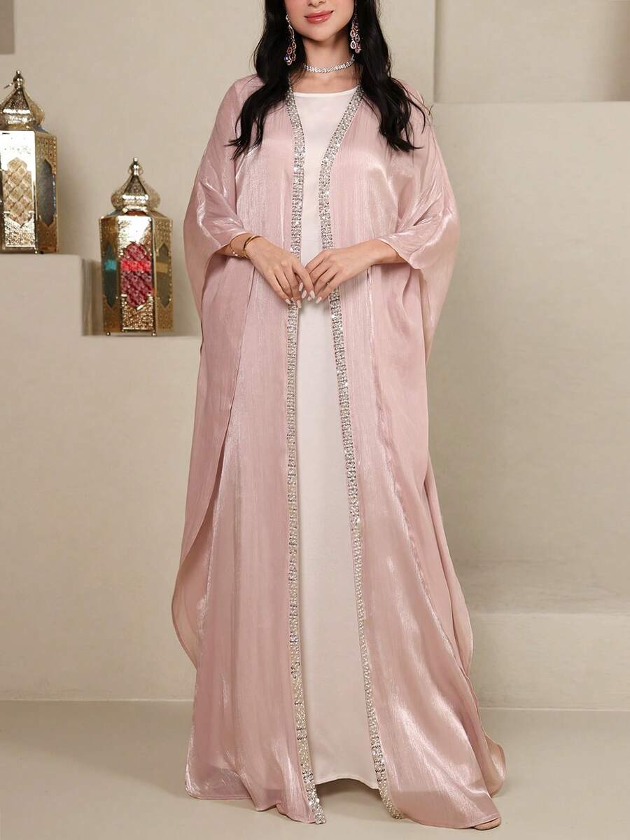 Al Najma 女款復古端莊寬鬆優雅長款阿拉伯式阿巴雅婚禮夏季款