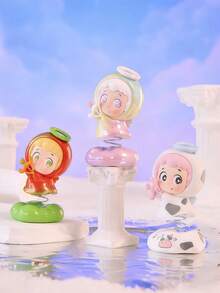 POKOJA LAND Blind Box (Non-Plush Filling)Cute Character Figurines, Cloud-Shaped Candy House, Unique Table Ornaments, Festive Surprise Gifts, Personalized Toy Dolls - Tide play blind box - View 7