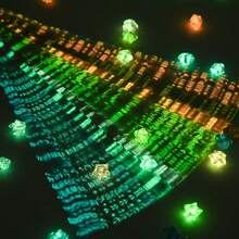 4包共840张10色夜光许愿星折纸，图案多样，颜色混搭，包含幸运星、半透明五角星等夜光折纸，适合学校用品和返校季使用。 - 10色/840張 - 查看 4