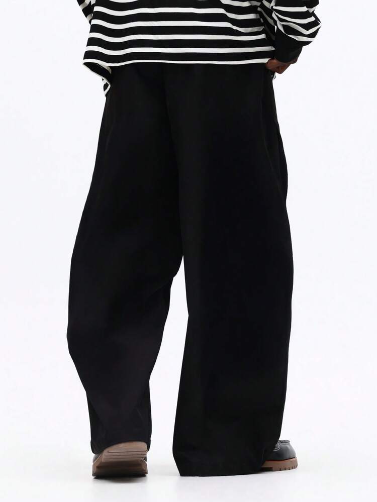 Wide Leg Casual Pants With Pockets