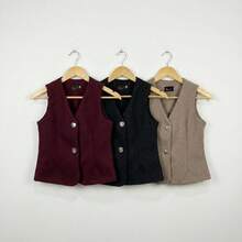 Set de 3 Chaleco con Botones Metálicos | Estilo Casual Elegante - 13 - Ver 1