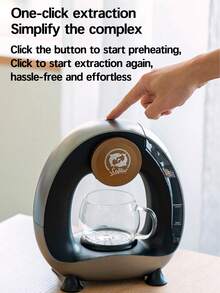 Teckwe 1 Piece Mini Compact Semi Automatic American Coffee Maker Small One Touch Operation Multicolor Optional US EU Plug Available Fast Brewing Rich Flavor Durable Lightweight Space Saving Easy To Clean Sleek Design Home Office Desktop Coffee Machine Gift For Christmas Holiday Coffee Lovers Professionals Daily Use Morning Brew Camping Travel Coffee Making Essentials Household Espresso Maker Tool - US standard - View 2