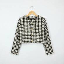 Cardigan Corto de Manga Larga con Botones | Diseño Clásico y Versátil - V1 - Ver 2