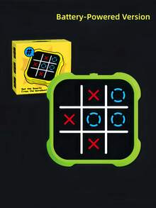 Tic Tac Toe Bolt Game: 3-In-1 Handheld Electronic Puzzle Console, Infinite Travel Brain Game For Memory & Focus, Portable Fidget Board Game For Adults & Teens - Stress Relief Gift For Birthday Christmas - Multicolor - View 9