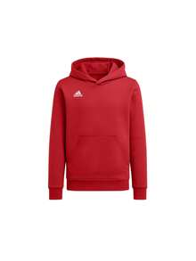 Adidas Entrada 22 Kid's Hoodie Red - Power Red - View 1