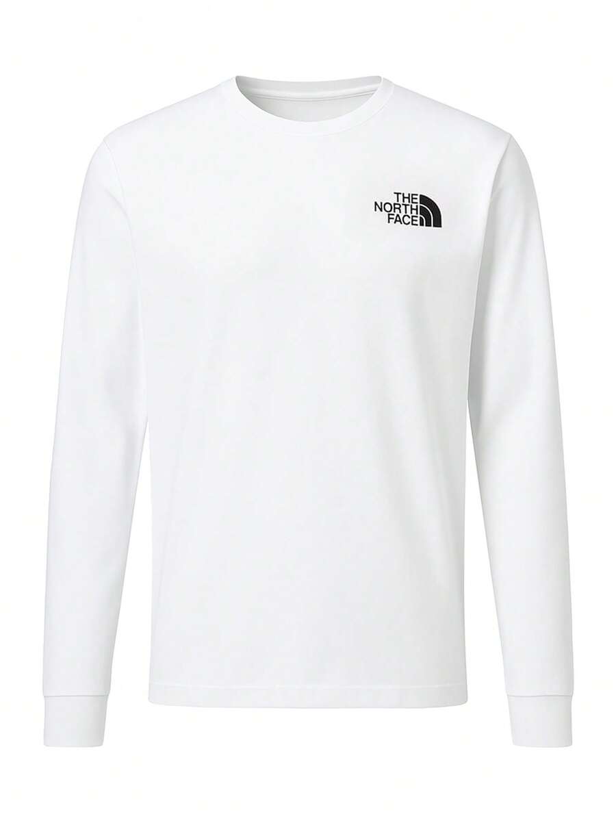 The North Face Easy Men's Long Sleeve Shirt White - TNF WHITE - View 1