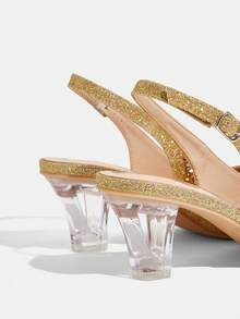 CUCCOO TILAWA Women Pumps Valentine's Day - Gold - View 4